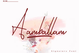 Aambalam: A Modern Handwritten Font for Editorial Design