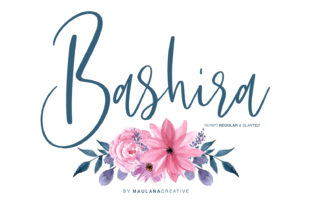 Bashira: A Romantic Handwritten Font for Editorial Design