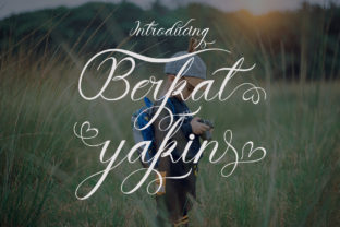 Berkat Yakin: A Sweet Handwritten Font for Modern Businesses
