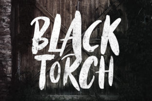 Black Torch: The Premium Brush Font for Creative Product Design