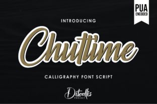 Chuttime Font Review: A Bold Handwritten Typeface for Creative Products