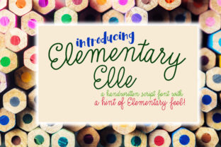 Elementary Elle Font Review: The Nostalgic Script for Modern Brands