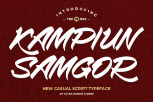 Exploring Kampiun Samgor: A Casual Script Font for Editorial Mood