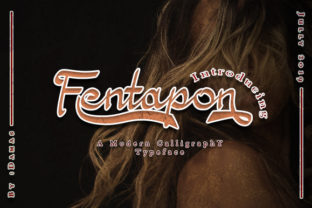 Fentapon: A Nostalgic Script Font for Modern Marketing