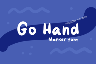 Go Hand: The Friendly Handwritten Font for Crafters and Makers