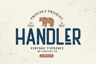Handler: A Vintage Sans Serif for Editorial Mood