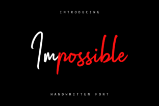 Impossible: A Font for Editorial Warmth and Modern Simplicity