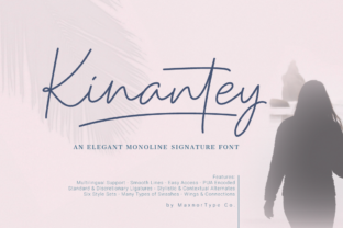 Kinantey: An Elegant Signature Font for Modern Branding