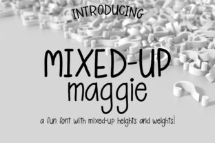 Mixed-Up Maggie: The Fun Sans Serif Font for Creative Business Branding