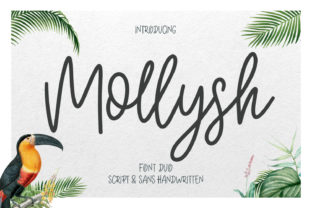 Mollysh: A Whimsical Handwritten Font for Modern Branding