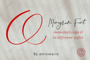 Monogram O Monofont Caps O: A Font for Elegant Brand Identities
