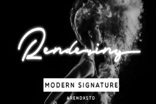 Rendering: The Casual Handwritten Font for Crafters
