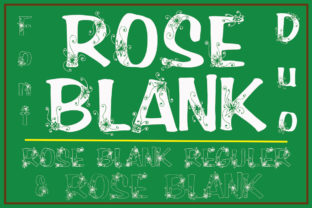 Rose Blank: An Elegant Font for Your Business Branding