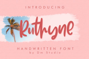 Ruthyne: A Casual Script Font for Modern Marketing