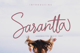 Sarantta: A Romantic Script Font for Digital Design
