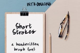 Short Strokes Font: Elevate Your Handmade Creations