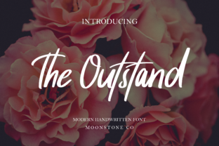 The Outstand: A Bold Handwritten Font for Scroll-Stopping Designs